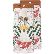 Load image into Gallery viewer, Mushroom Art Kitchen Towel