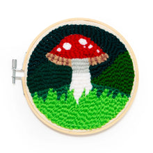 Load image into Gallery viewer, Mushroom Punch Needle Kit