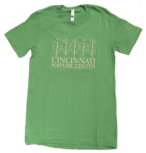 CNC Adult T-Shirt Leaf Green & Tan