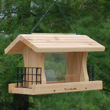 Load image into Gallery viewer, Deluxe Cedar Bird Feeder
