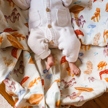 Load image into Gallery viewer, Mushrooms Baby Swaddle