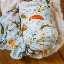Load image into Gallery viewer, Flora & Fauna Baby Swaddle