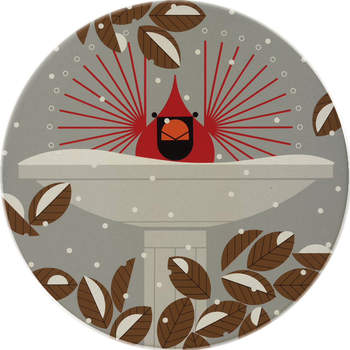 Brrrdbath Stone Trivet Cincinnati Nature Center The Nature Shop