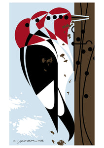 Woodpeckers  - Notecard Folio