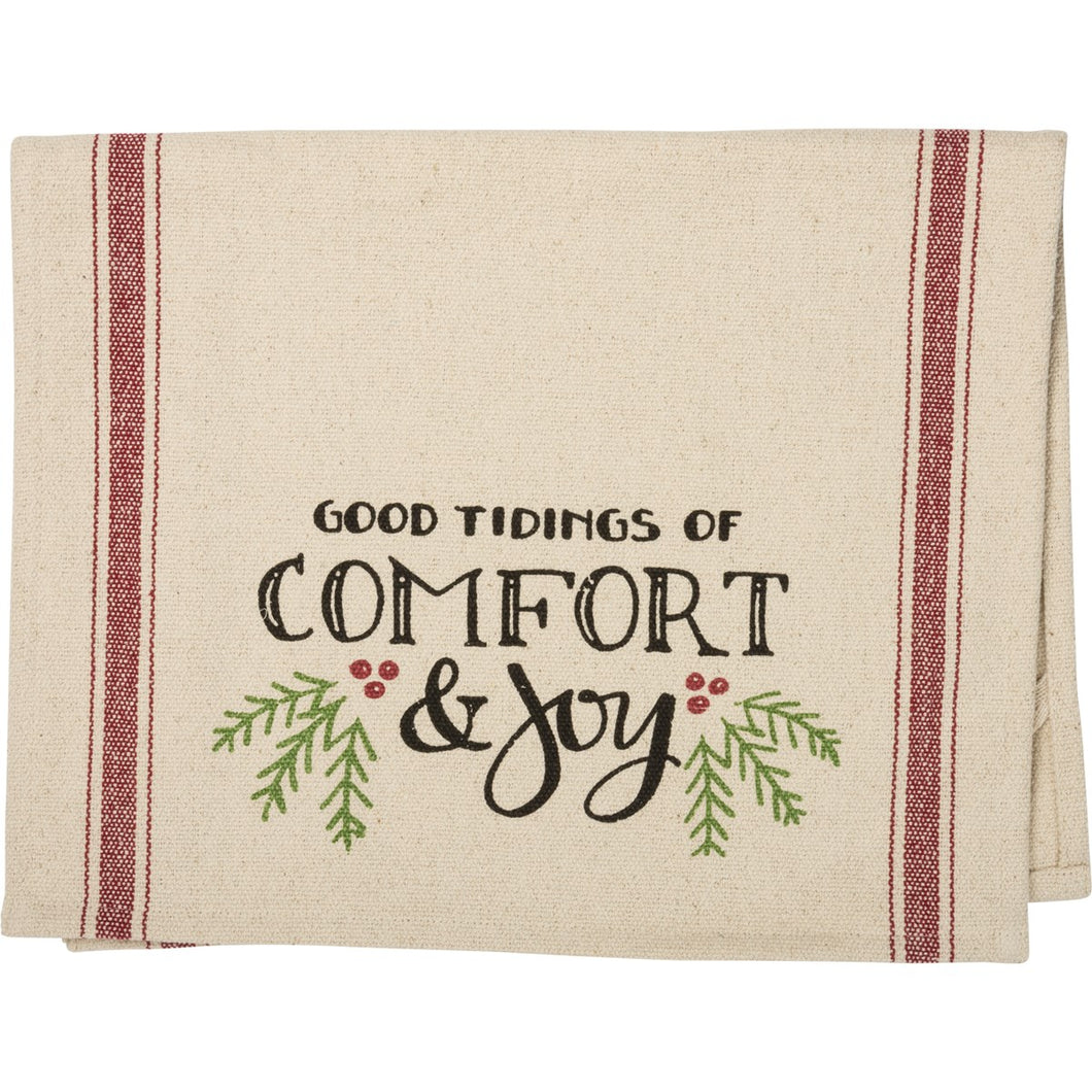 Good Tidings of Comfort and Joy Kitchen Towel