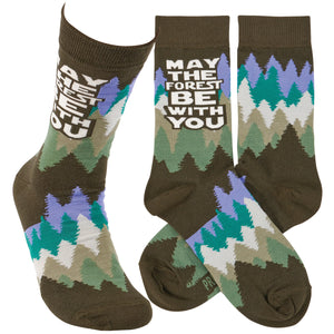 May The Forest Be With You Socks