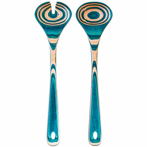 Birch Wood Salad Serving Utensil Set