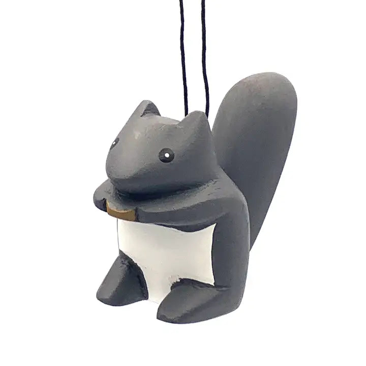 Squirrel Balsa Wood Ornament