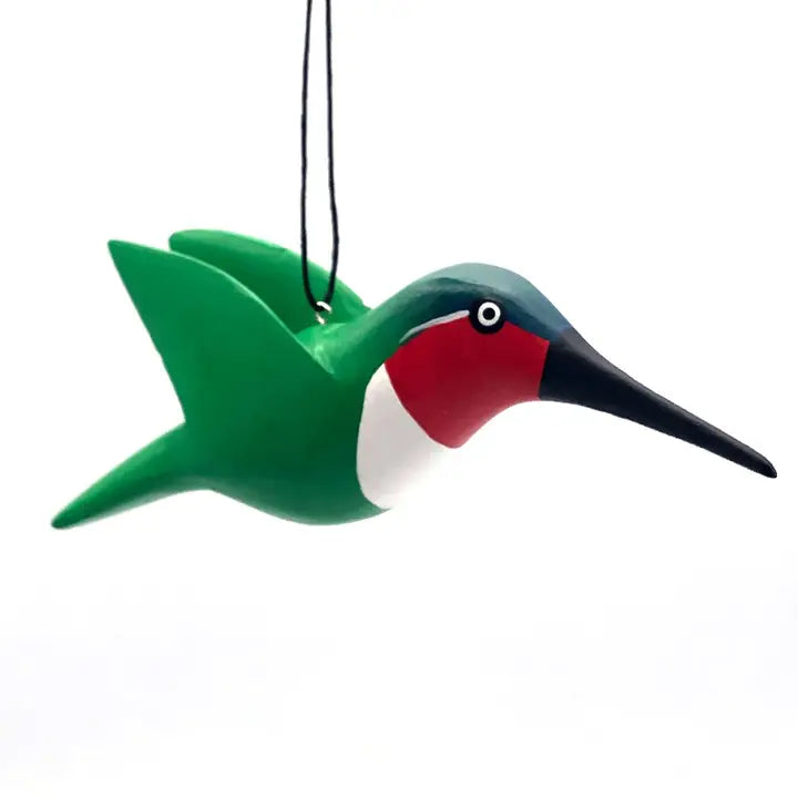 Hummingbird Balsa Wood Ornament