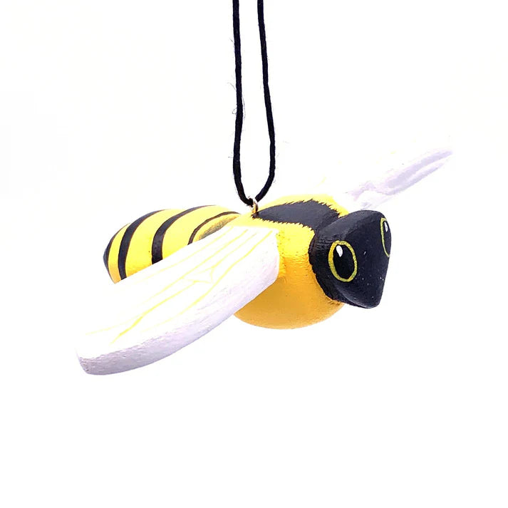 Honeybee Balsa Wood Ornament