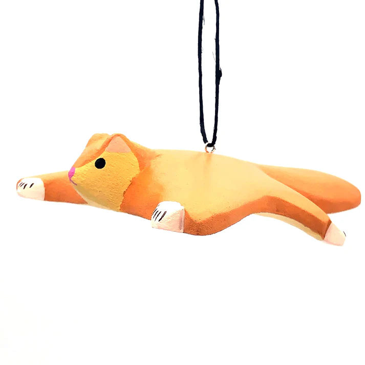 Flying Squirrel Balsa Wood Ornament