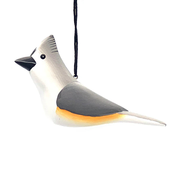 Tufted Titmouse Balsa Wood Ornament