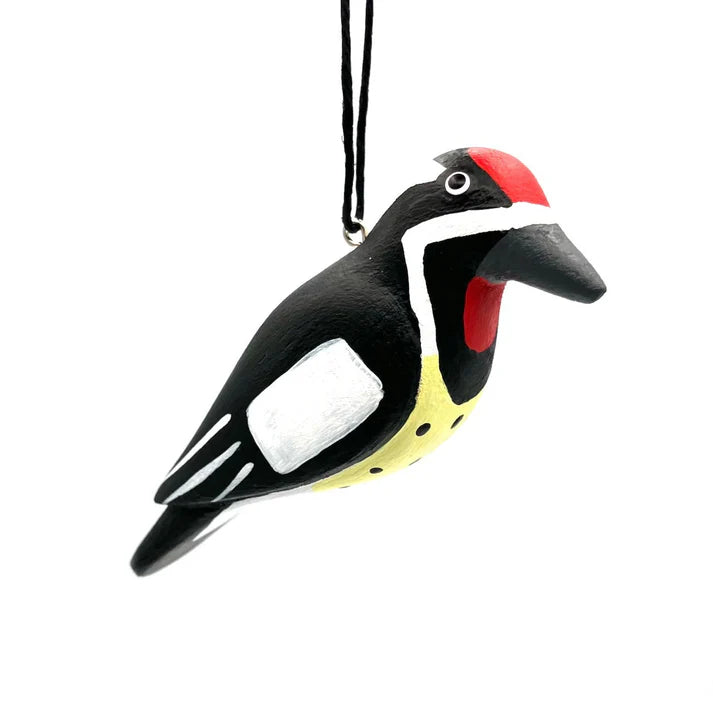 Yellow-bellied Sapsucker Balsa Wood Ornament
