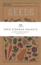 Load image into Gallery viewer, Vegetable Seed Storage Packets
