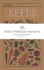 Vegetable Seed Storage Packets
