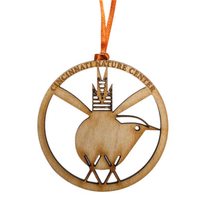 CNC Autumn Wren Ornament