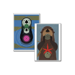 Otter Delight - Notecard Folio