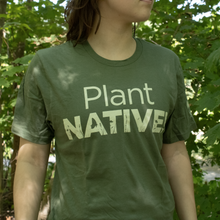 Load image into Gallery viewer, CNC Plant Native T-Shirt - Military Green
