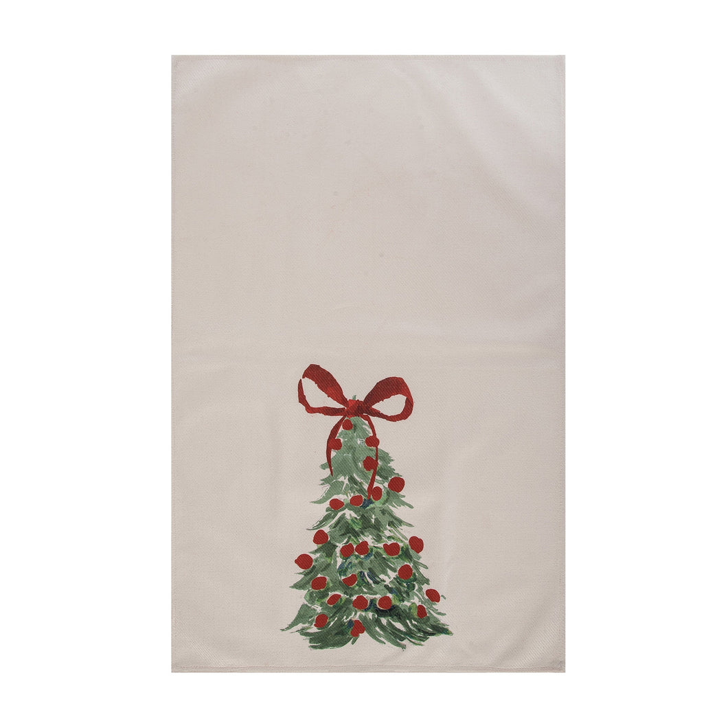 Tree with Bow Towel
