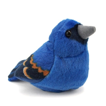 Blue Grosbeak Plush Bird