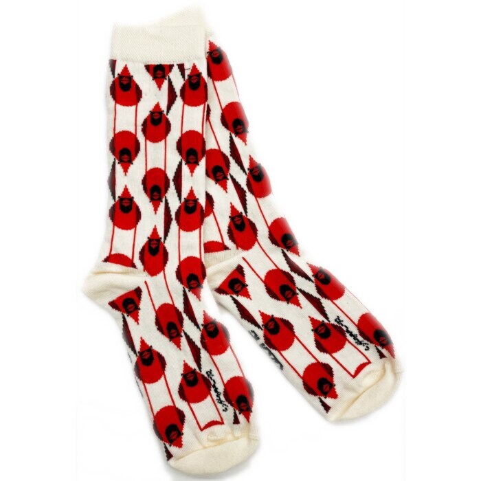 Cardinal Stagger Cream Socks