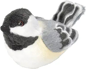 Black-Capped Chickadee Plush Bird