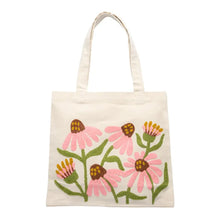Load image into Gallery viewer, Embroidered Canvas Tote
