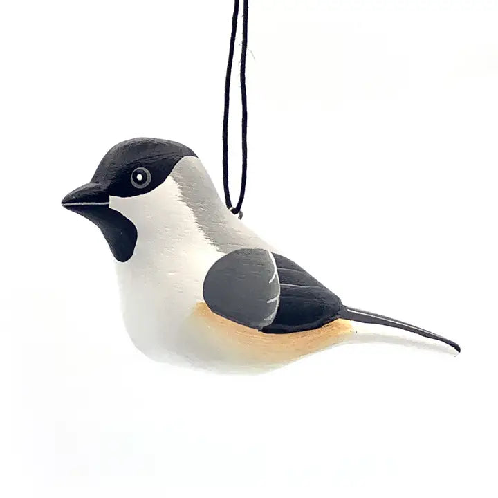 Chickadee Balsa Wood Ornament