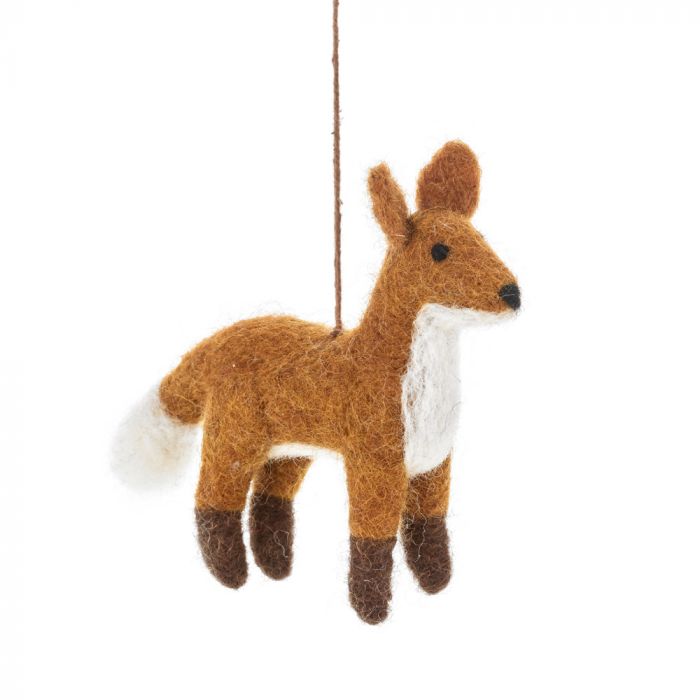 Felt Fox Ornament