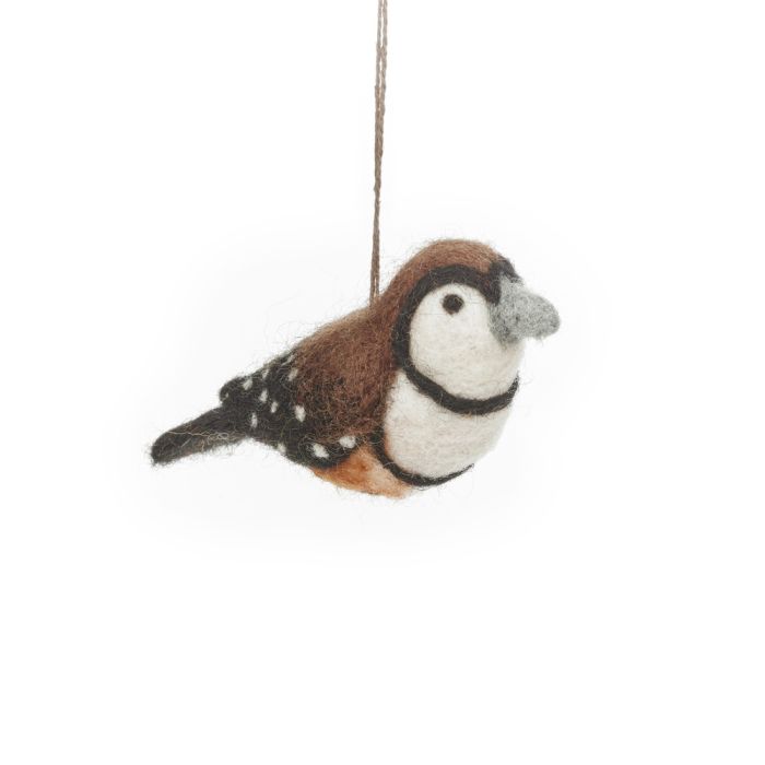 Felt Darwin Finch Ornament