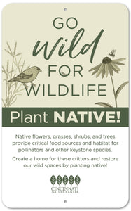 Plant Native Garden Sign