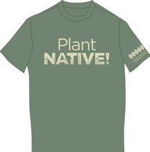 Load image into Gallery viewer, CNC Plant Native T-Shirt - Military Green
