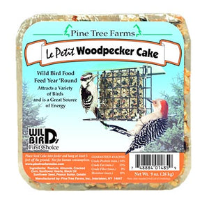 Le Petit Woodpecker Suet Cake - Case of 12 (Delivery Only)