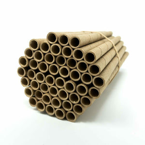 Cardboard Mason Bee Tube Inserts for Bee House - 8mm