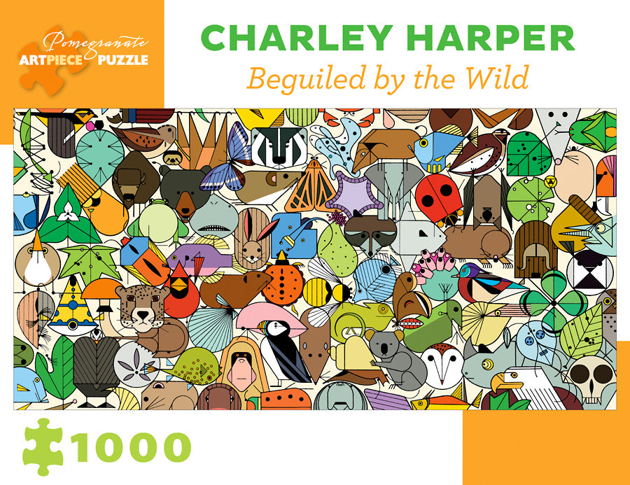 Charley Harper - Beguiled by Wild - 1,000 Piece Jigsaw Puzzle