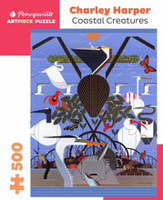 Load image into Gallery viewer, Charley Harper - Coastal Creatures - 500 Piece Jigsaw Puzzle
