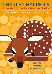 Charley Harper - Animals in America's National Parks - Sticker Kit