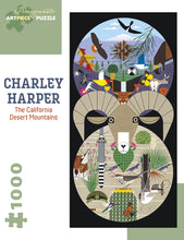 Load image into Gallery viewer, Charley Harper - The California Desert Mountains - 1,000 Piece Jigsaw Puzzle
