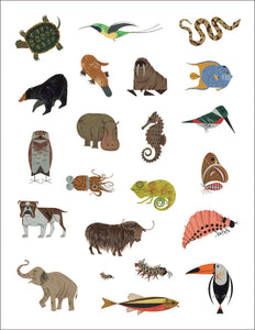 Charley Harper - Tree of Life - Sticker Book