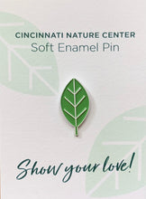 Load image into Gallery viewer, CNC Soft Enamel Pin - Beech Leaf
