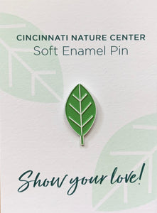 Cincinnati Nature Center Enamel Pin - Leaf