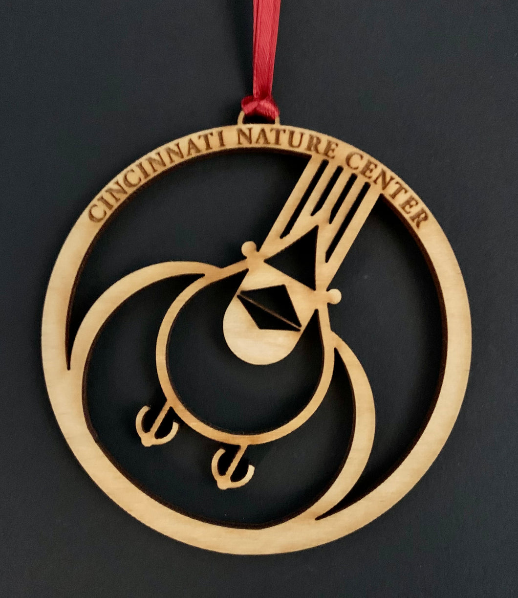 CNC Winter Cardinal Ornament