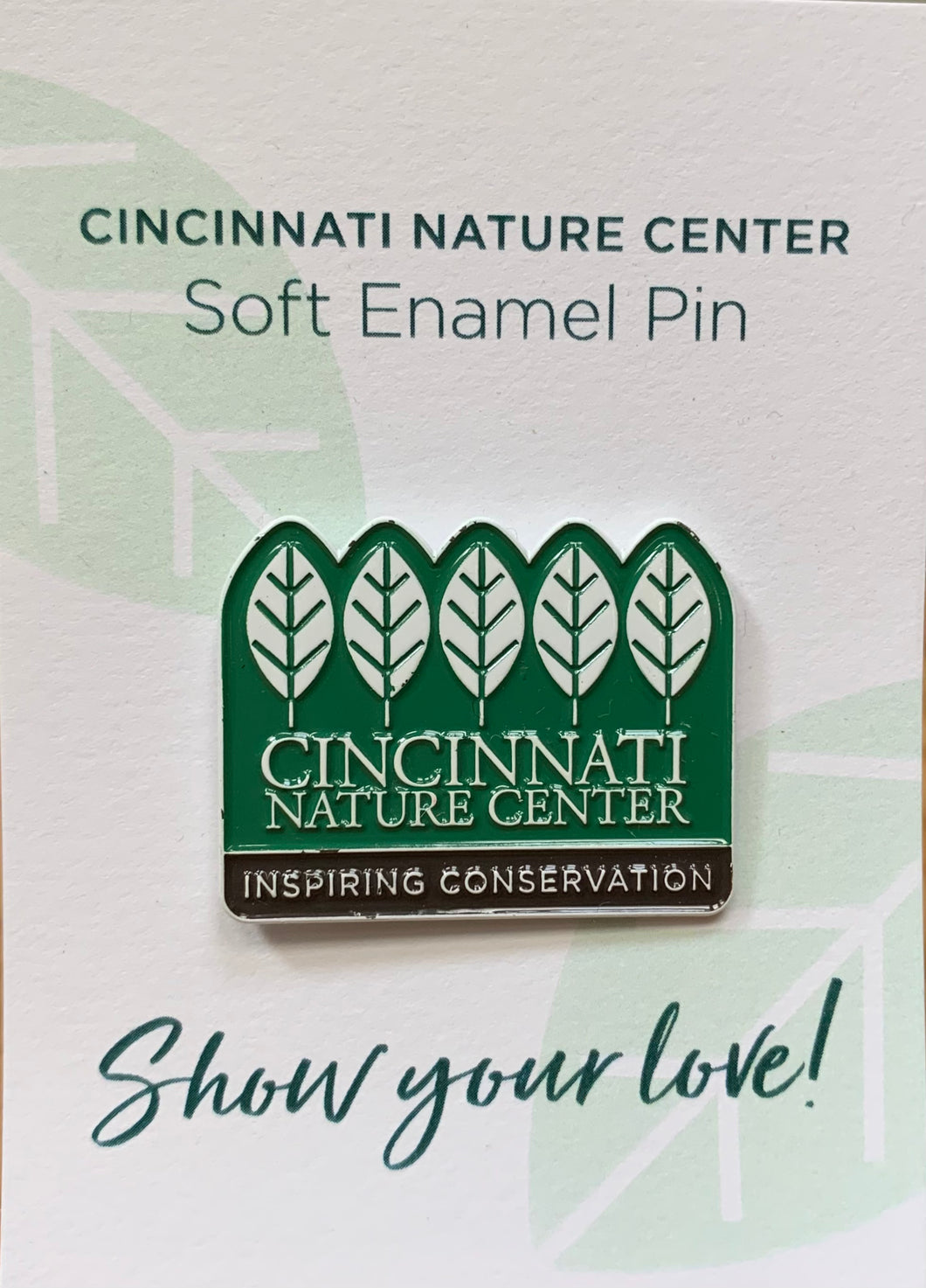 Cincinnati Nature Center Enamel Pin - Logo