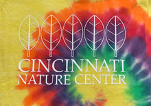 Load image into Gallery viewer, Cincinnati Nature Center Logo Tie-Dye Adult T-Shirt
