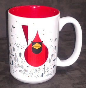 Charley Harper - Cardinal and Seeds - Grande Mug