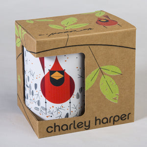 Charley Harper - Cardinal and Seeds - Grande Mug
