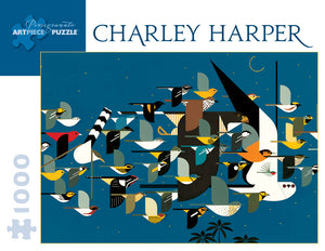 Charley Harper - Mystery of the Missing Migrants - 1,000 Piece Jigsaw Puzzle