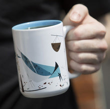 Load image into Gallery viewer, Charley Harper - Blue Jay -  Grande Mug

