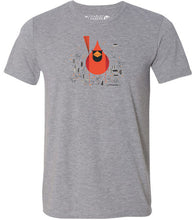 Load image into Gallery viewer, Charley Harper - Cardinal Close-up  - T-shirt
