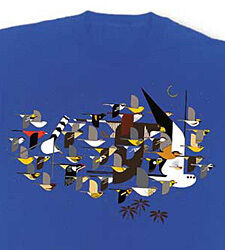 Charley Harper - Mystery of the Missing Migrants - T-Shirt